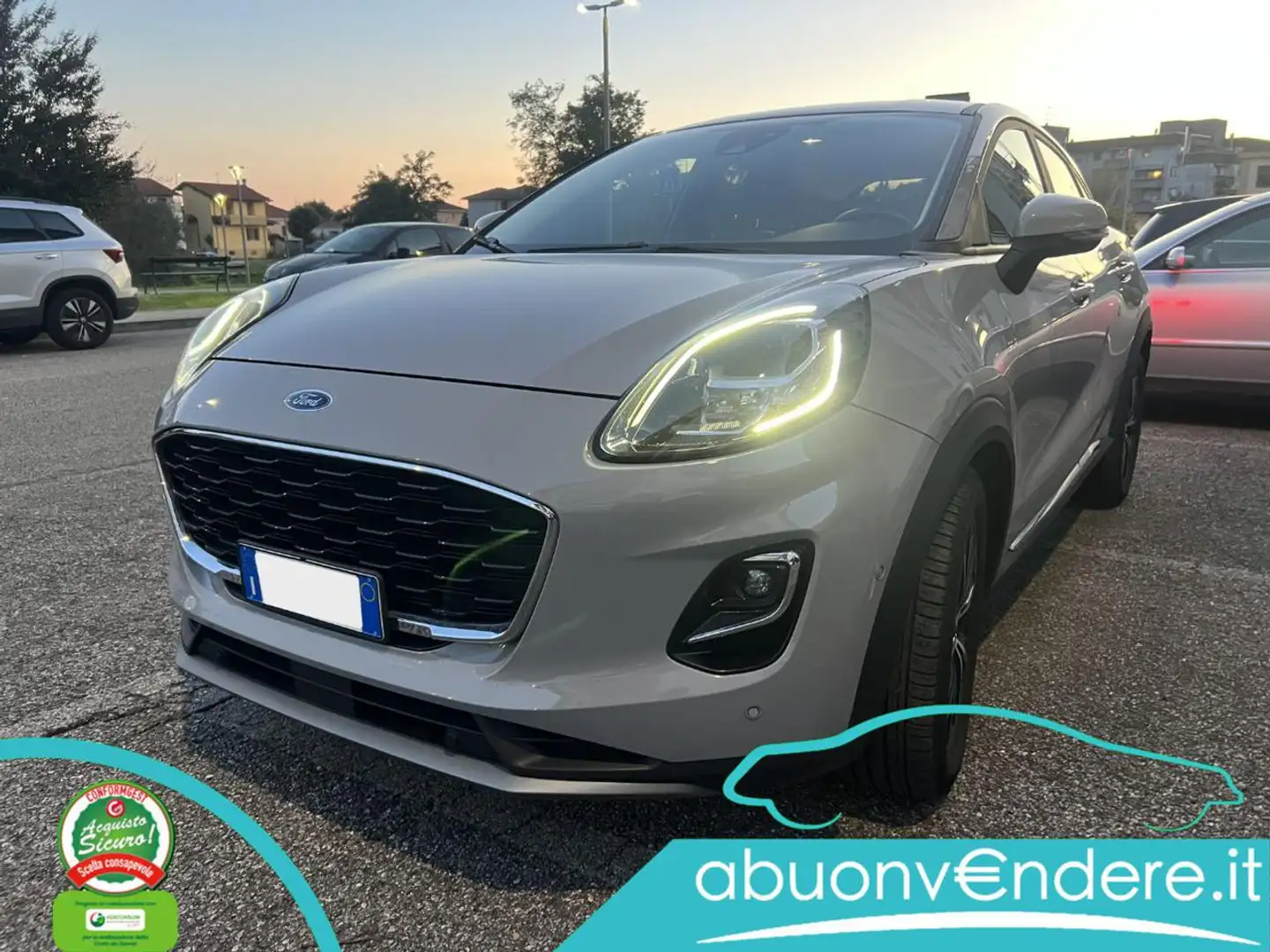Ford Puma 1.0 EcoBoost Hybrid 125 CV S&S Titanium Grigio - 1