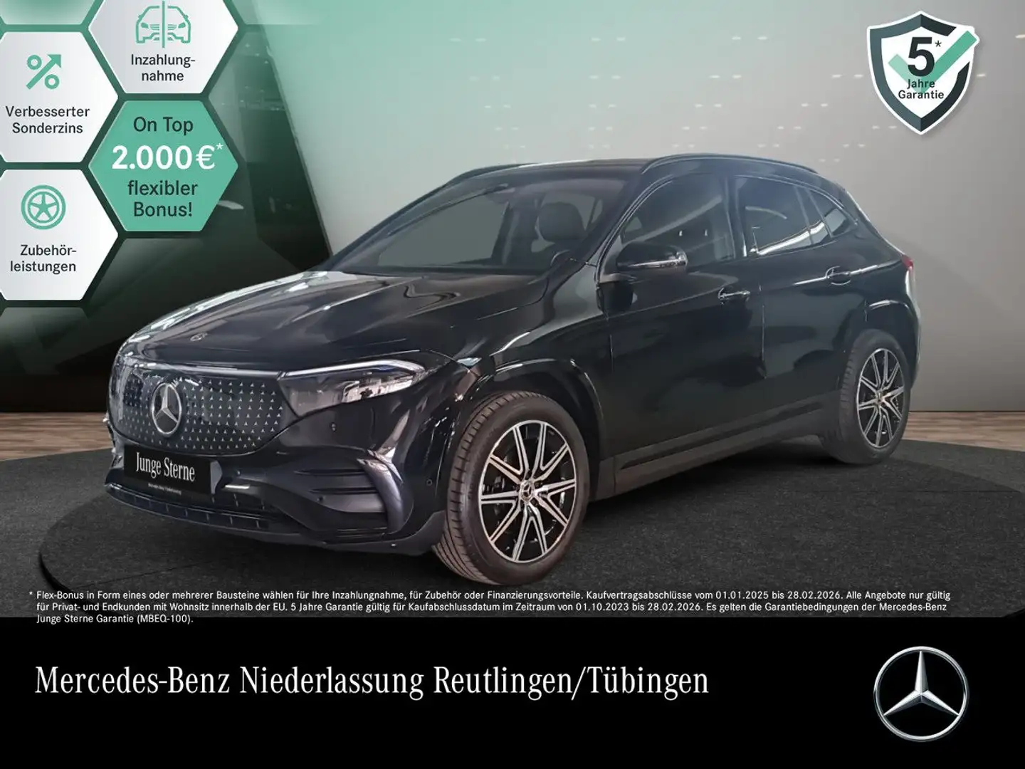 Mercedes-Benz EQA 350 4M AMG+NIGHT+PLUS-PAKET+KAMERA+KEYLESS Noir - 1