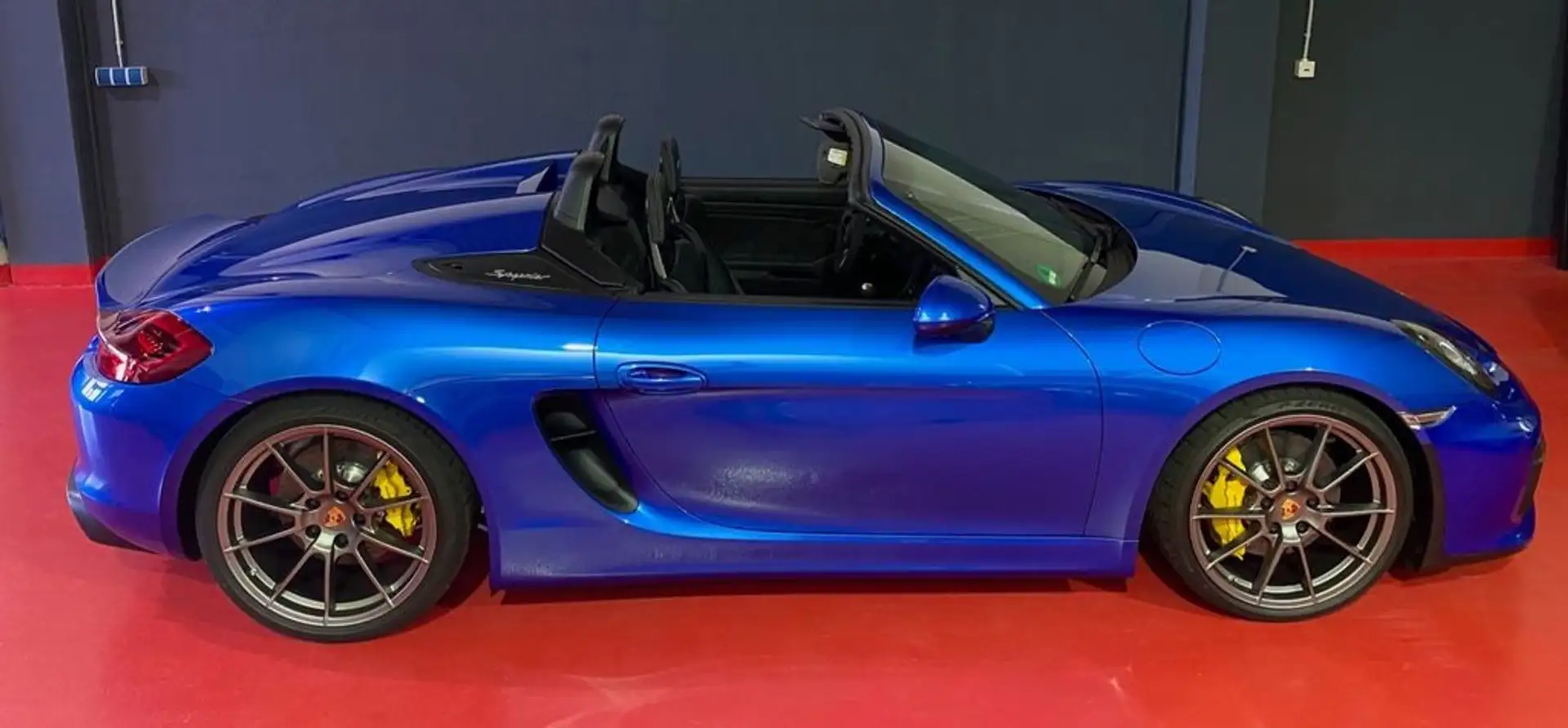 Porsche Boxster 981 Spyder 3.8L Blauw - 2