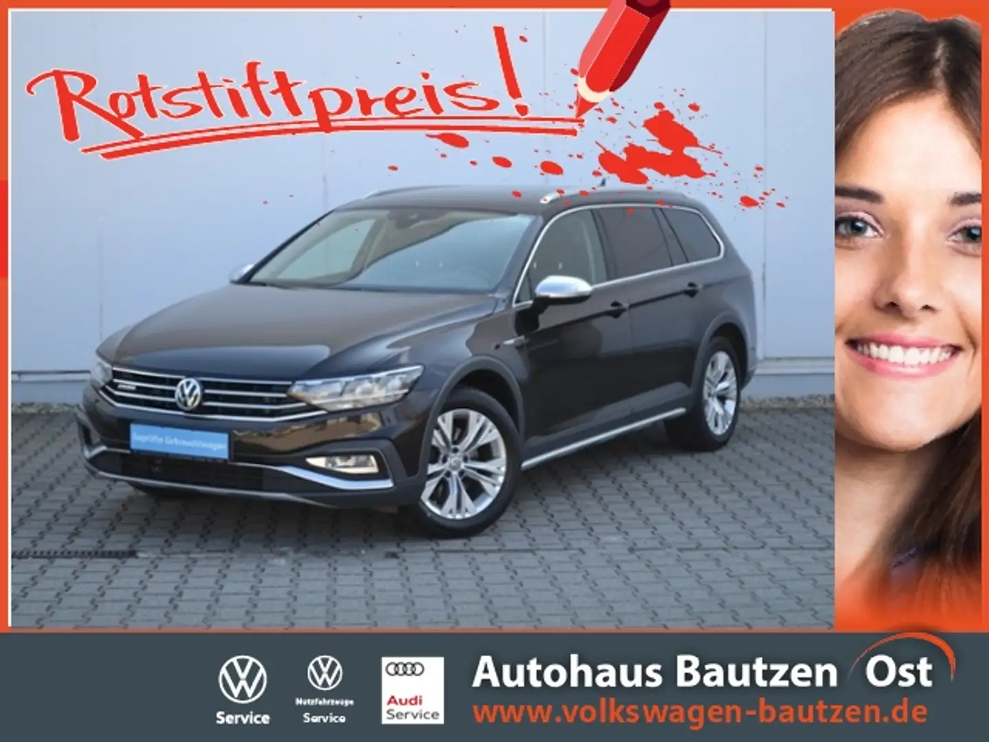 Volkswagen Passat Alltrack 2.0 TDI 190 PS 4Motion DSG LED/NAVI+VZE/BUSINESS- Brun - 1