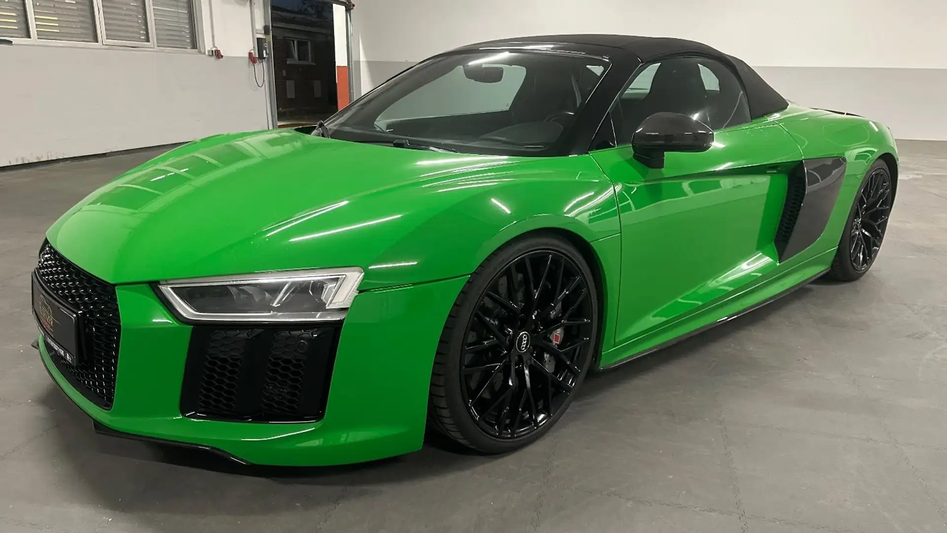 Audi R8 Spyder 5.2 FSI plus Carbon 110 Pkte Garantie Grün - 1