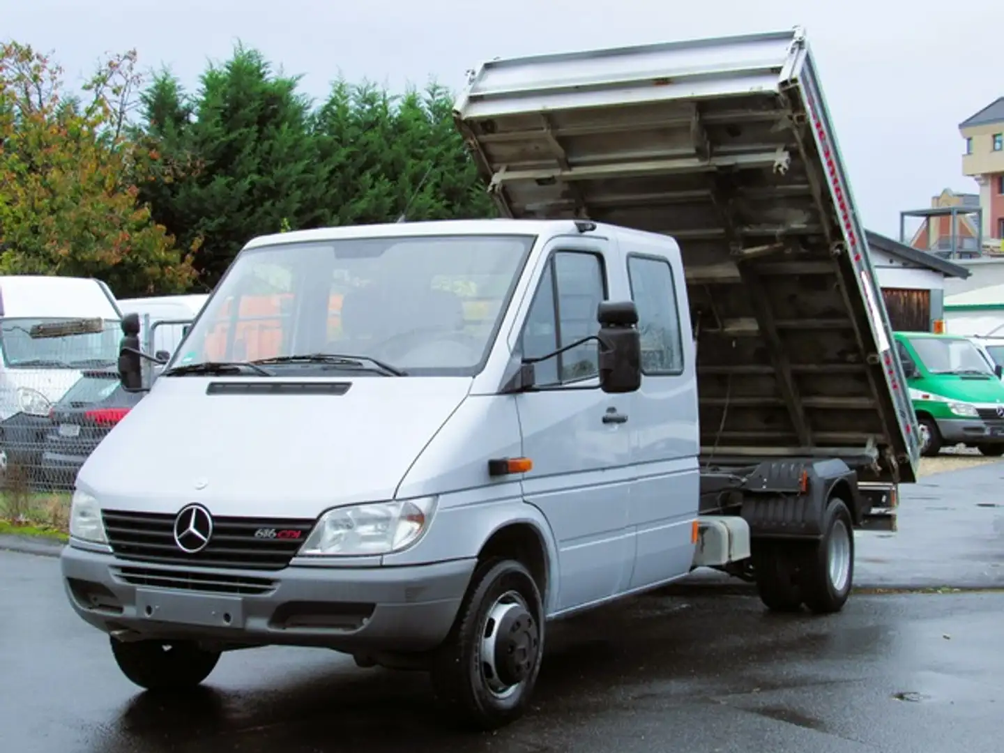 Mercedes-Benz Sprinter 616CDI Meiller Dreiseitenkipper AHK DPF Argent - 1