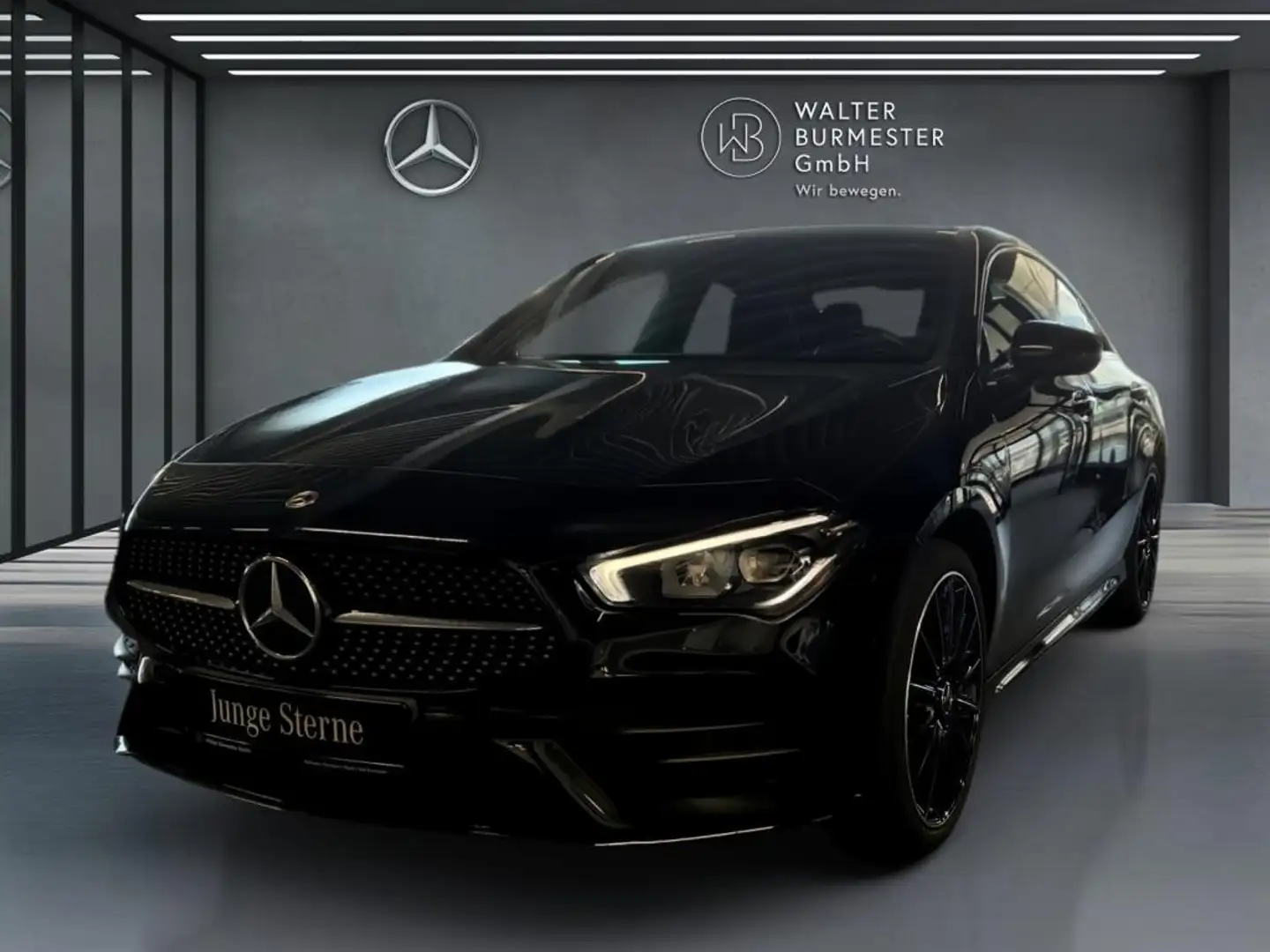 Mercedes-Benz CLA 250 e Coupé +AMG+MBUX+Night+Ambiente+AHK+SHZ Noir - 2