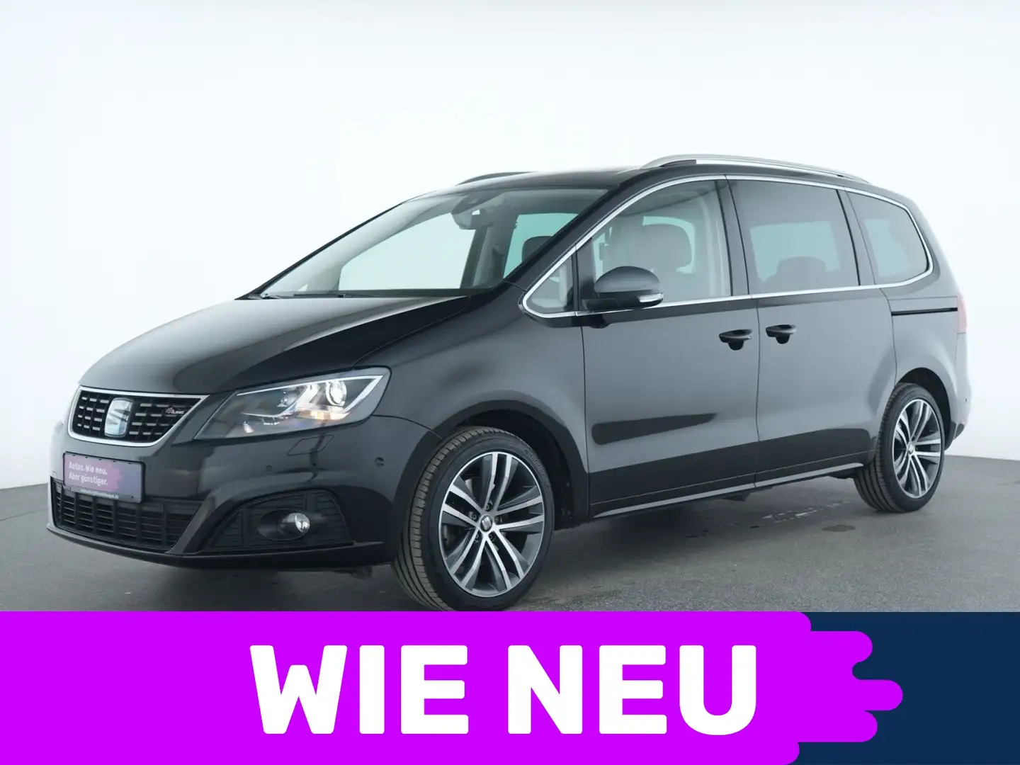 SEAT Alhambra FR-Line AHK|ACC|Kamera|Alcantara|CarPlay Schwarz - 1