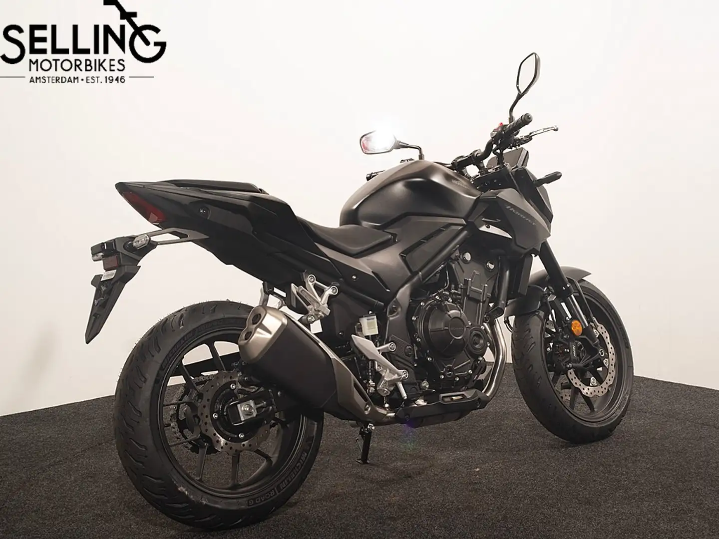 Honda CB 500 F NH303 Mat Axis Gray Mettallic Negru - 2