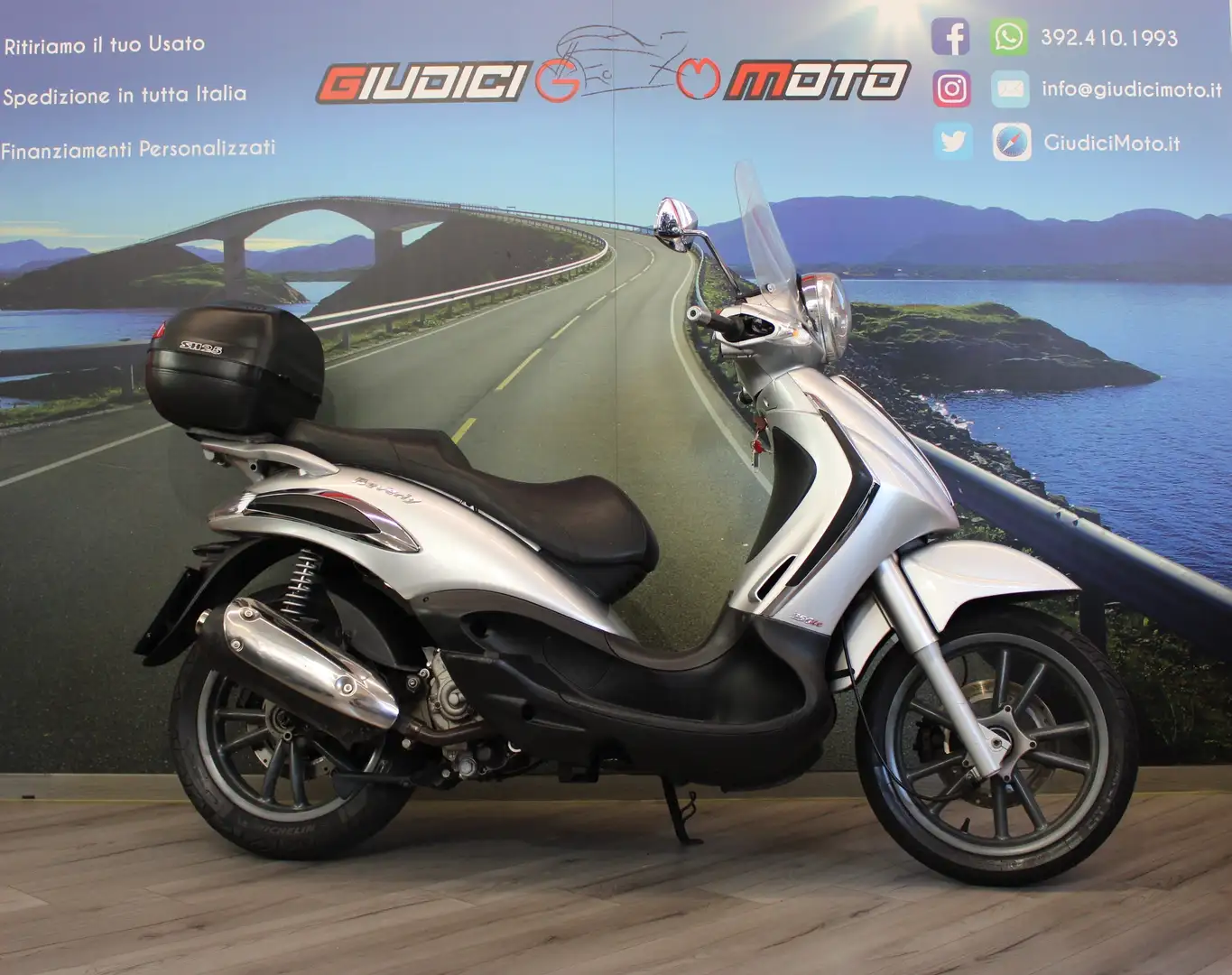 Piaggio Beverly 250 250 i.e. - 2008 - km 34326 Grau - 1