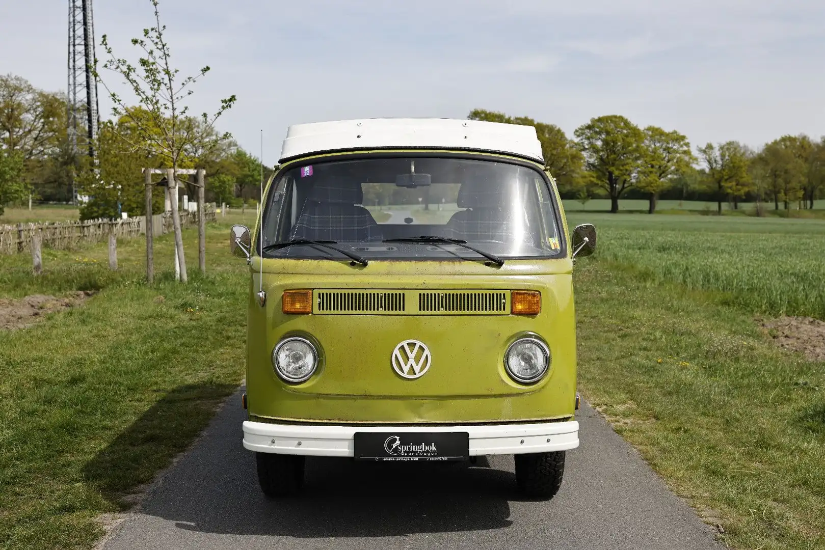 Volkswagen T2 Westfalia Camper *Erstlack*H-Zulassung* Зелений - 2