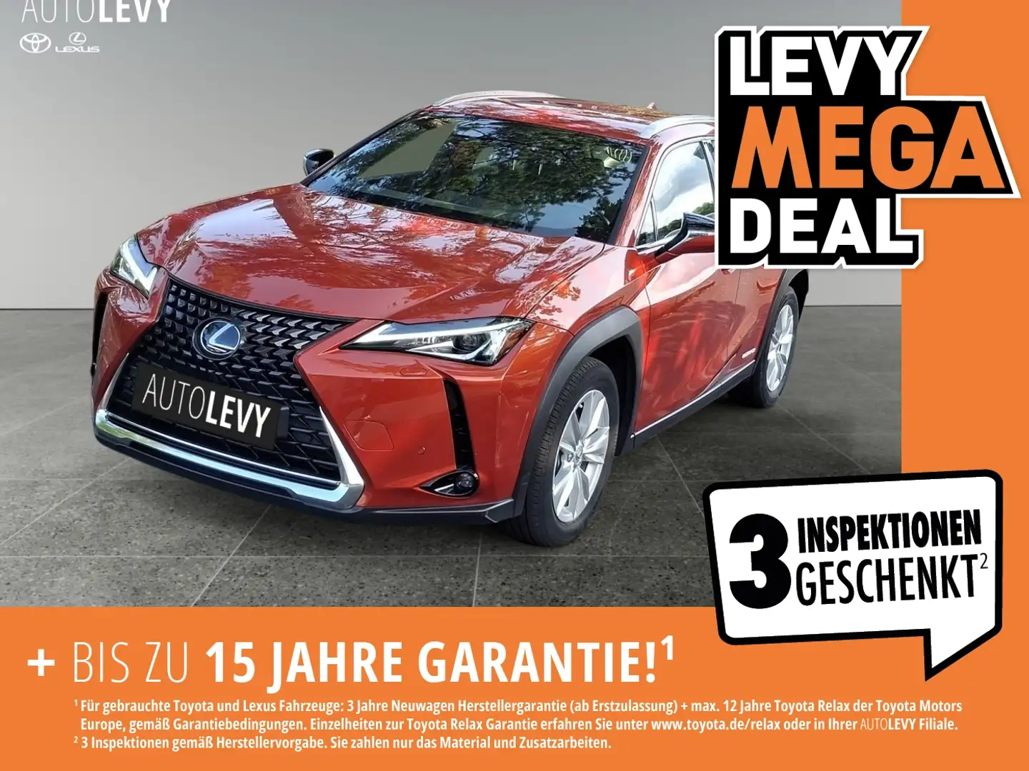 Lexus UX 250h Hybrid Launch *NAVI*CARPLAY*AA* Naranja - 1