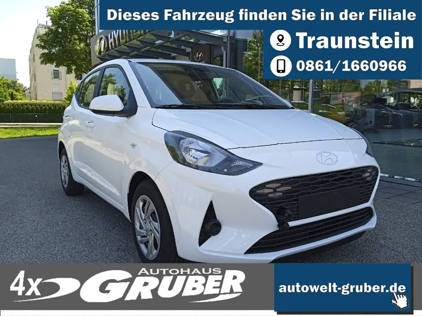 Hyundai i10 Select Klima + Navigation  Wit - 1