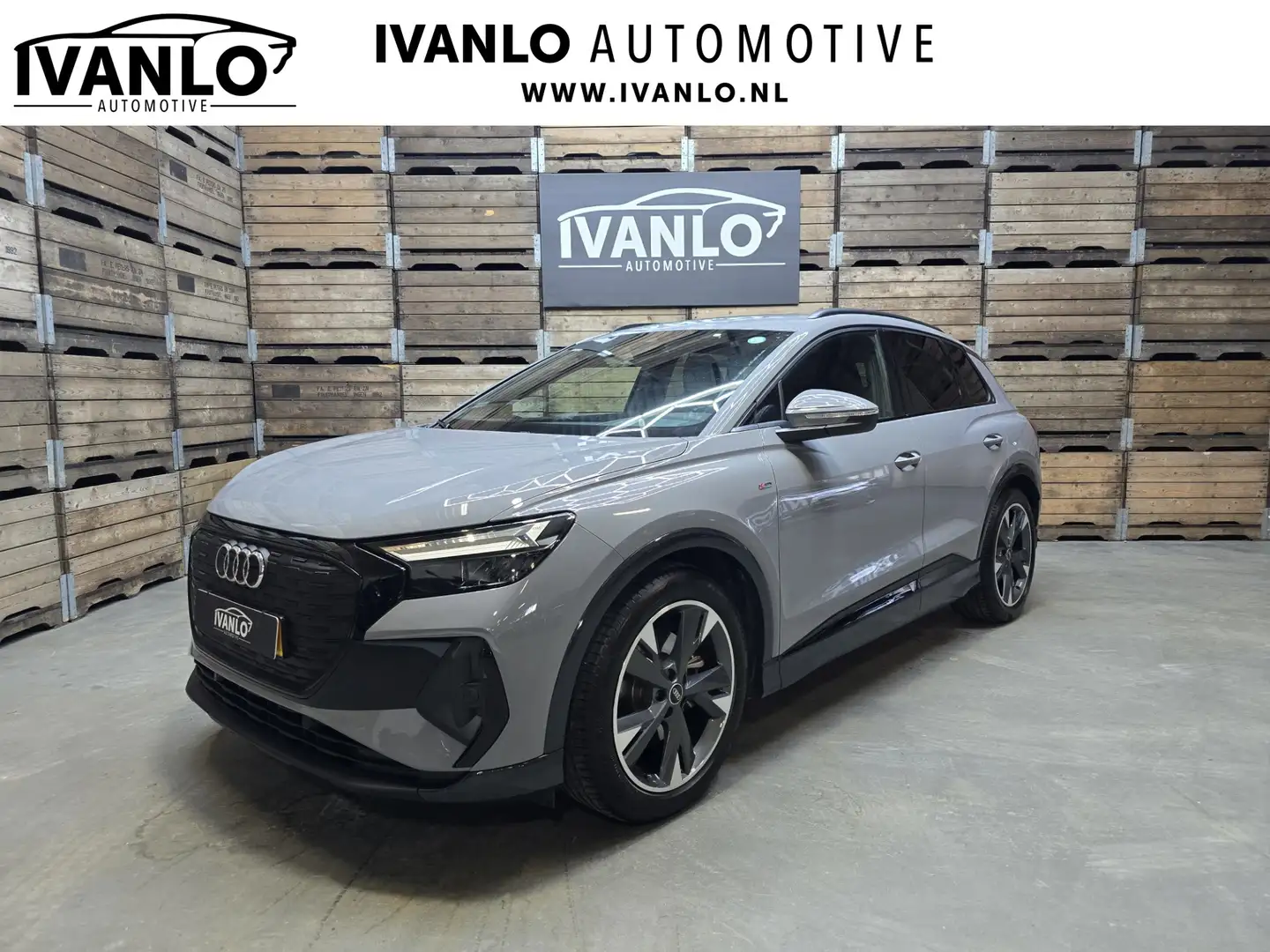 Audi Q4 e-tron 35 Launch edition Advanced Plus 55 kWh Leder HUD N Gris - 1