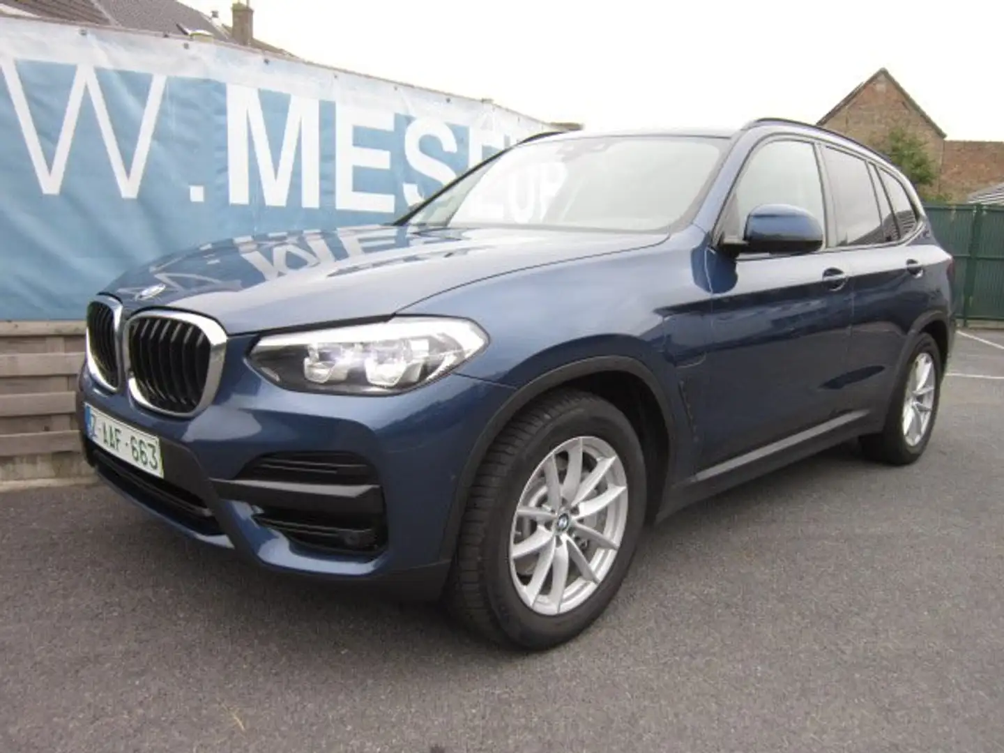 BMW X3 X3 xDrive30e PROF NAVI + LEDER + DAB + PDC CAMERA Blauw - 1