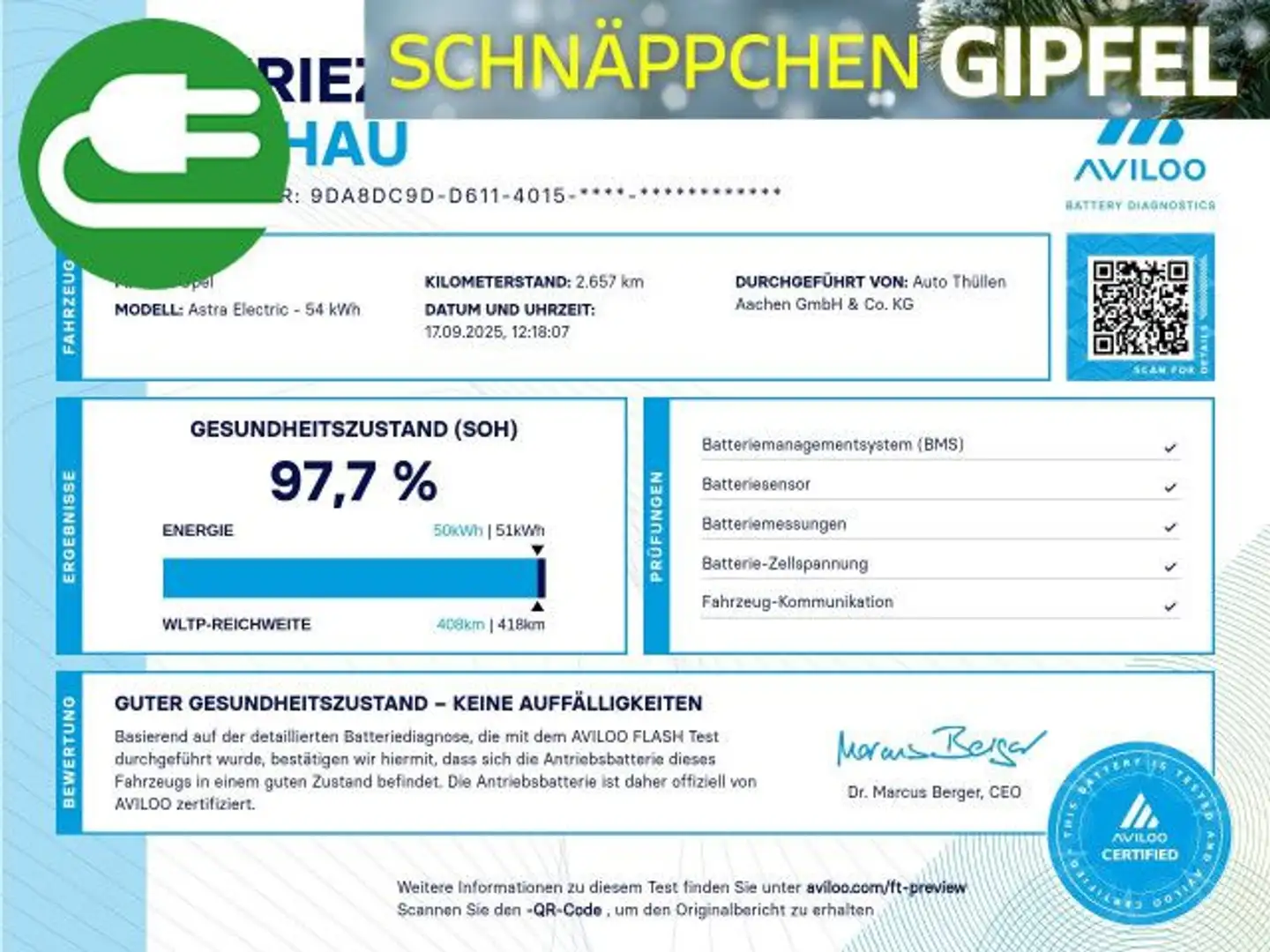 Opel Astra Sports Tourer Electric Bluetooth Navi LED Silber - 2