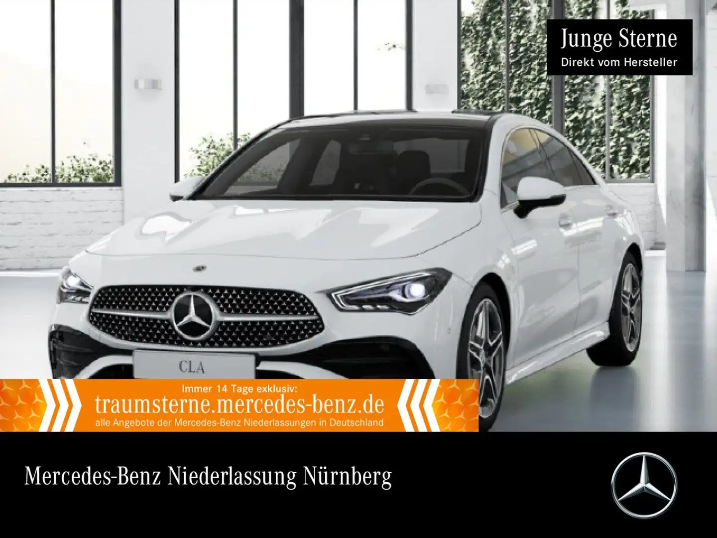 Mercedes-Benz CLA 200 AMG+PANO+LED+KAMERA+TOTW+KEYLESS+7G Blanc - 1