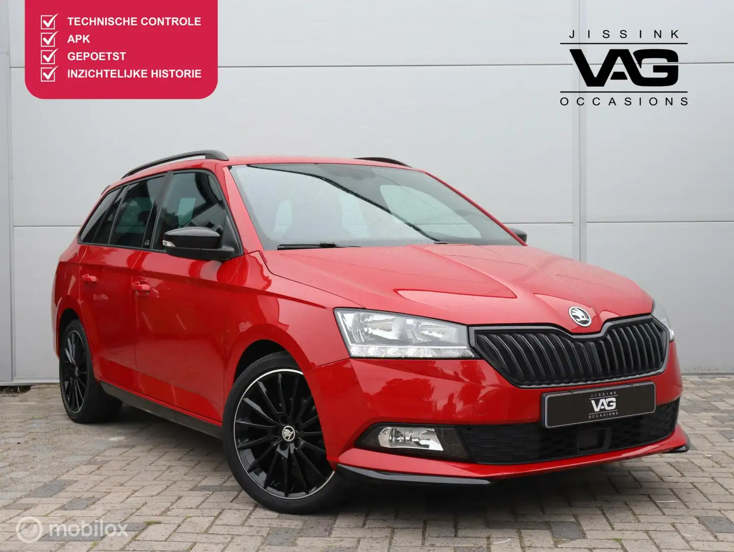 Skoda Fabia Combi 1.0 TSI Style Rood - 1