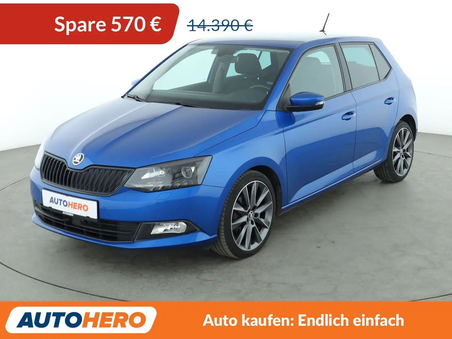 Skoda Fabia 1.2 TSI Drive Aut.*TEMPO*PDC*SHZ*KLIMA* Blau - 1