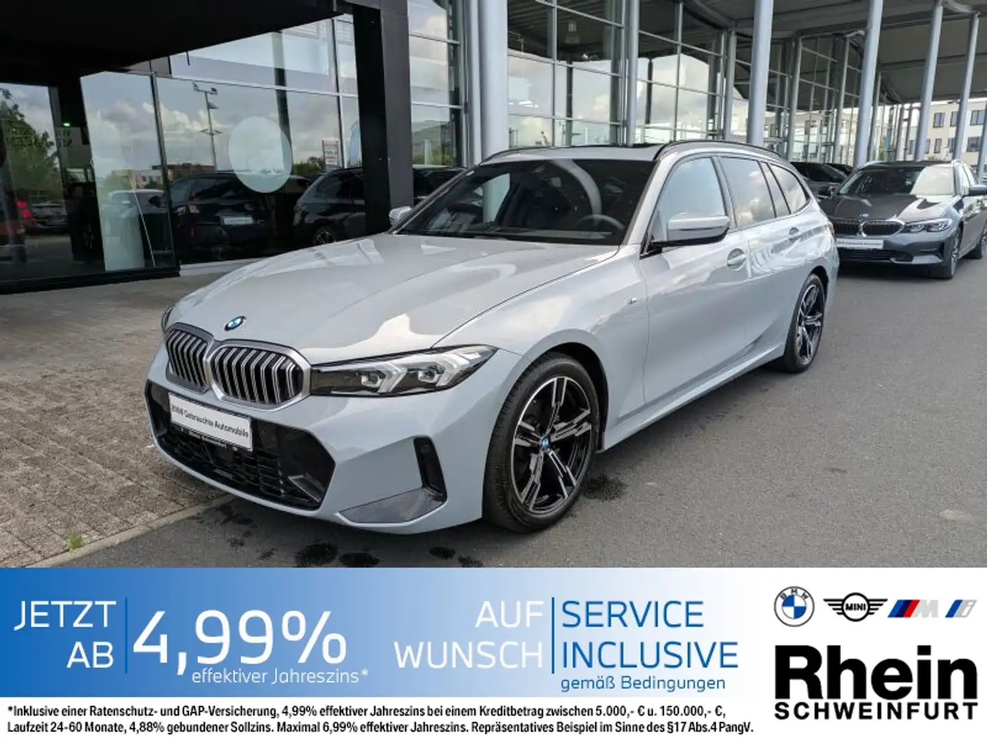 BMW 318 i Tour. M Sport Glasdach. Komfortzugang. Gris - 1