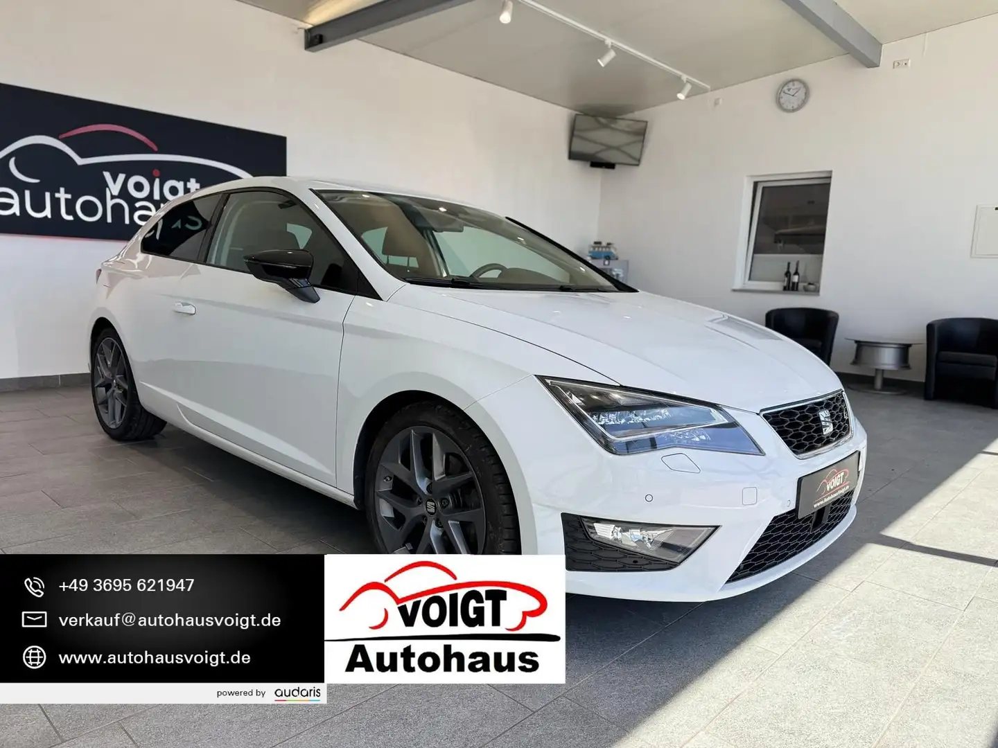 SEAT Leon FR 2.0 TDI 135 KW LED Navi Blanc - 1