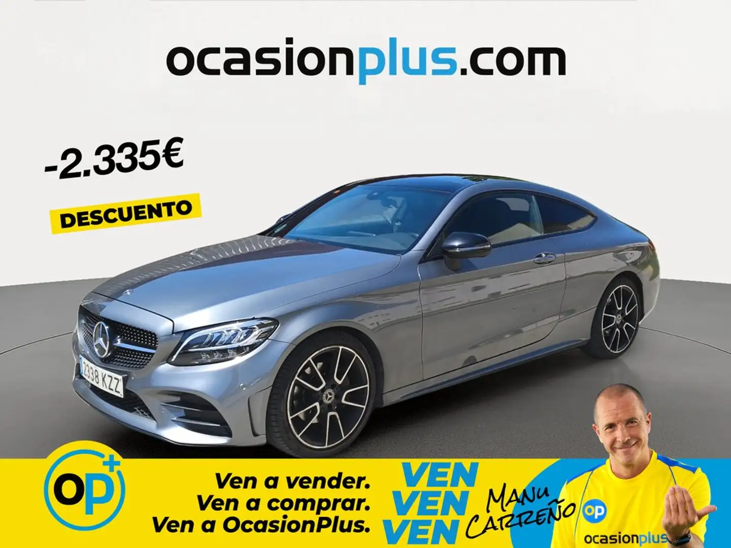 Mercedes-Benz C 220 Coupé 220d 9G-Tronic Gris - 1