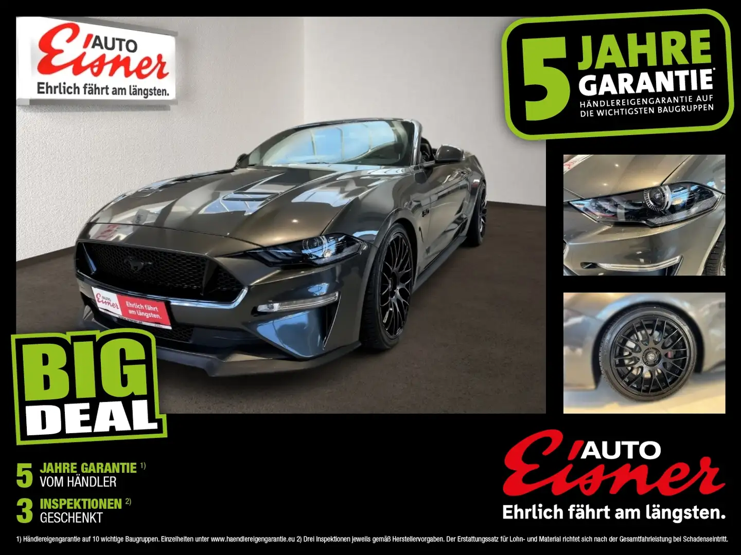 Ford Mustang 5.0 Ti-VCT V8 GT Cabrio Aut. Neuer Motor Gris - 1