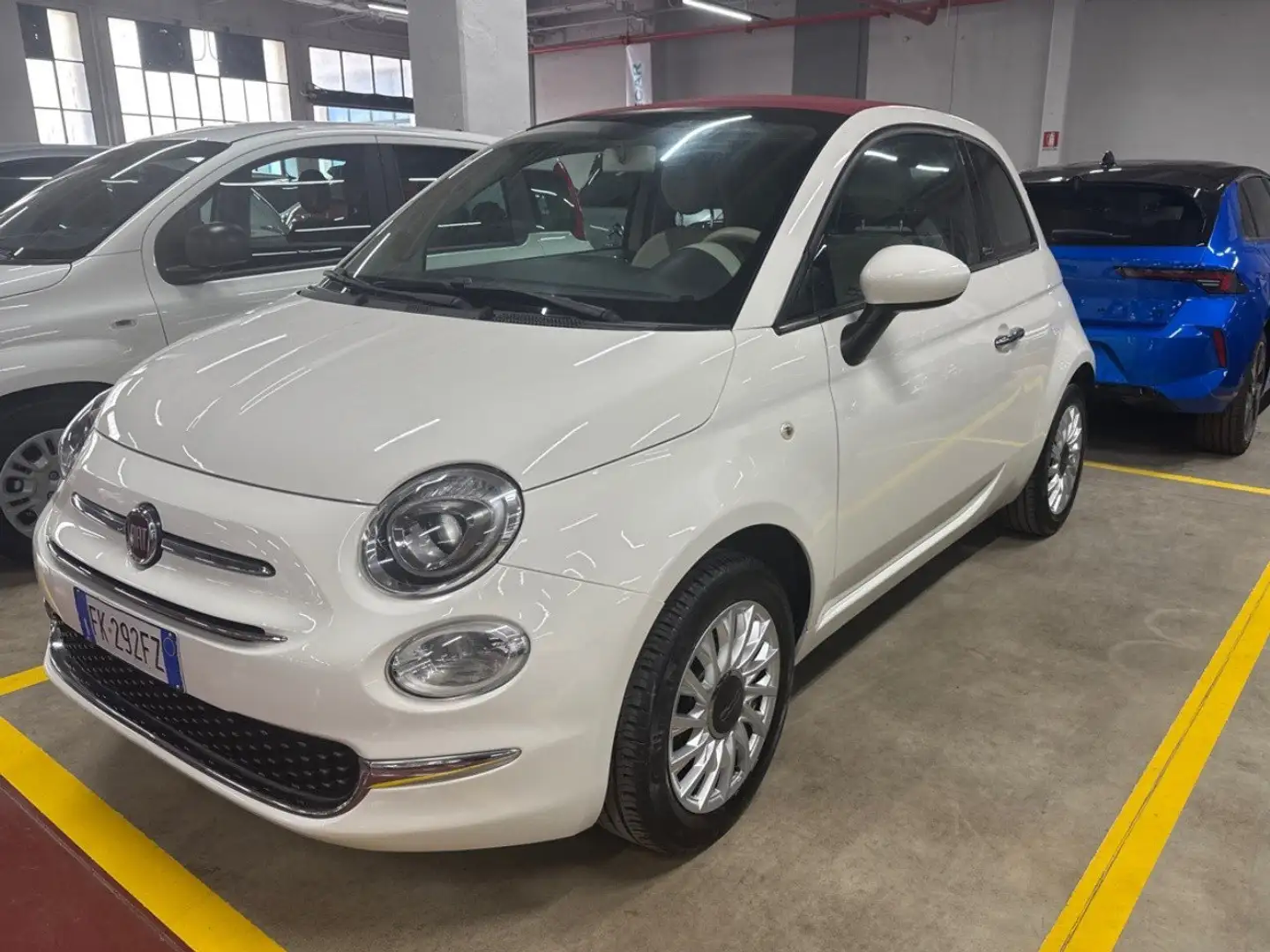 Fiat 500C 1.2 69cv Lounge Weiß - 2
