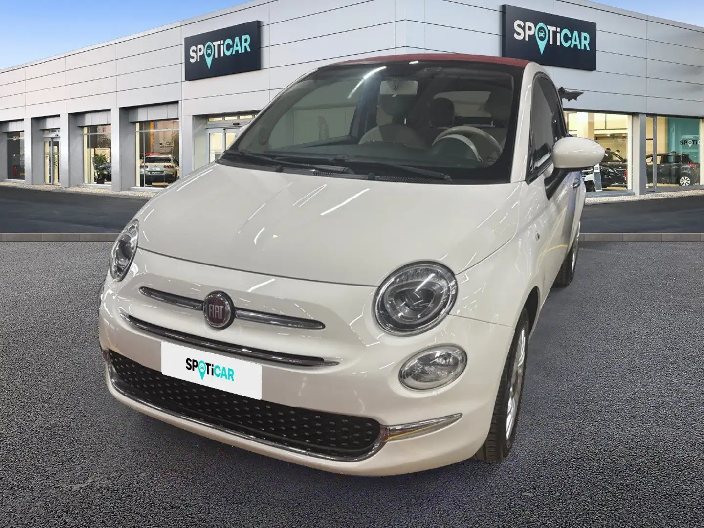 Fiat 500C 1.2 69cv Lounge Weiß - 1