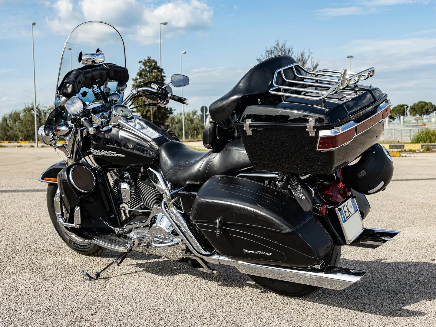 Harley-Davidson Road King Full optional con Retromarcia +DISTRIBUZIONE FATTA Nero - 2