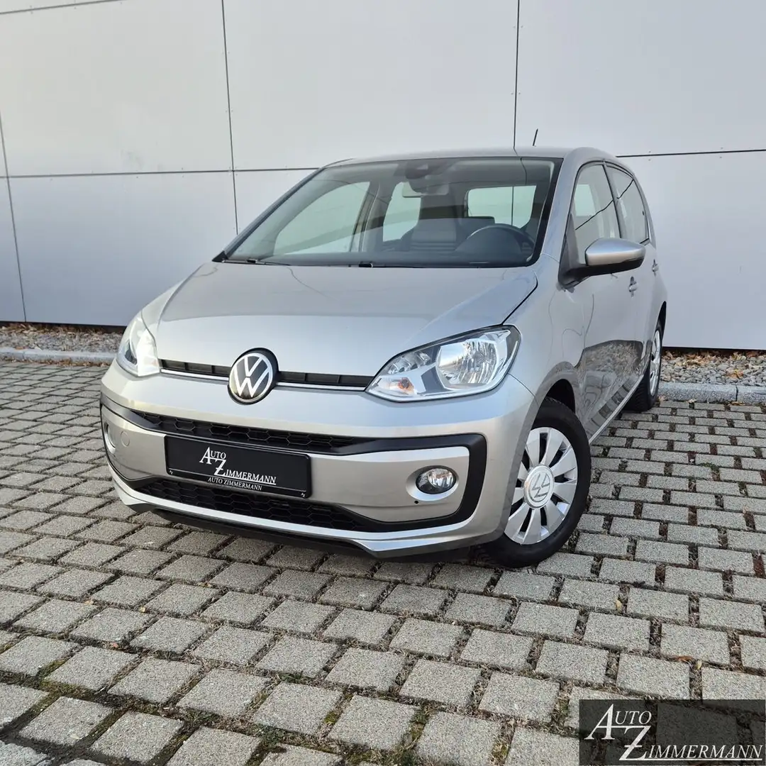 Volkswagen up! 1,0MPI 4-türig*Kamera*SHZ*Klimaaut.*Tempomat Silber - 1