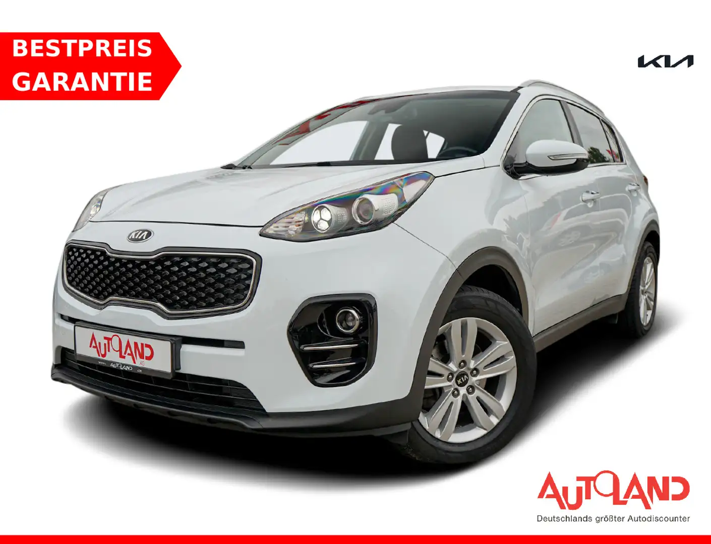 Kia Sportage 1.6 Dream Team Navi Kamera Tempomat PDC Blanc - 1