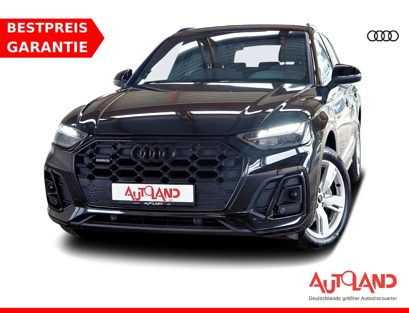 Audi Q5 40 TDI S-Line quattro s-tronic LED ACC Navi AHK Schwarz - 1