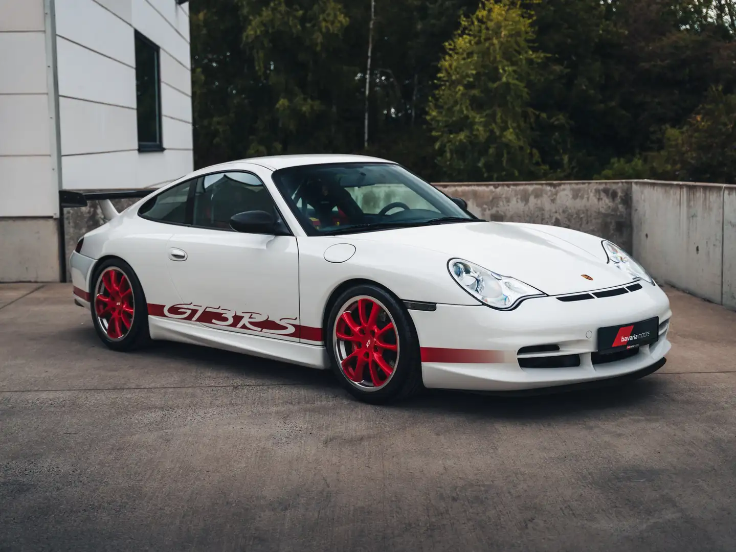 Porsche 996 GT3 RS / Carrera White / German Vehicle Biały - 1