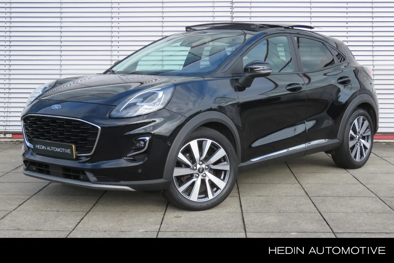 Ford Puma 1.0 EcoBoost Hybrid Titanium X | Schuif/kanteldak Schwarz - 1