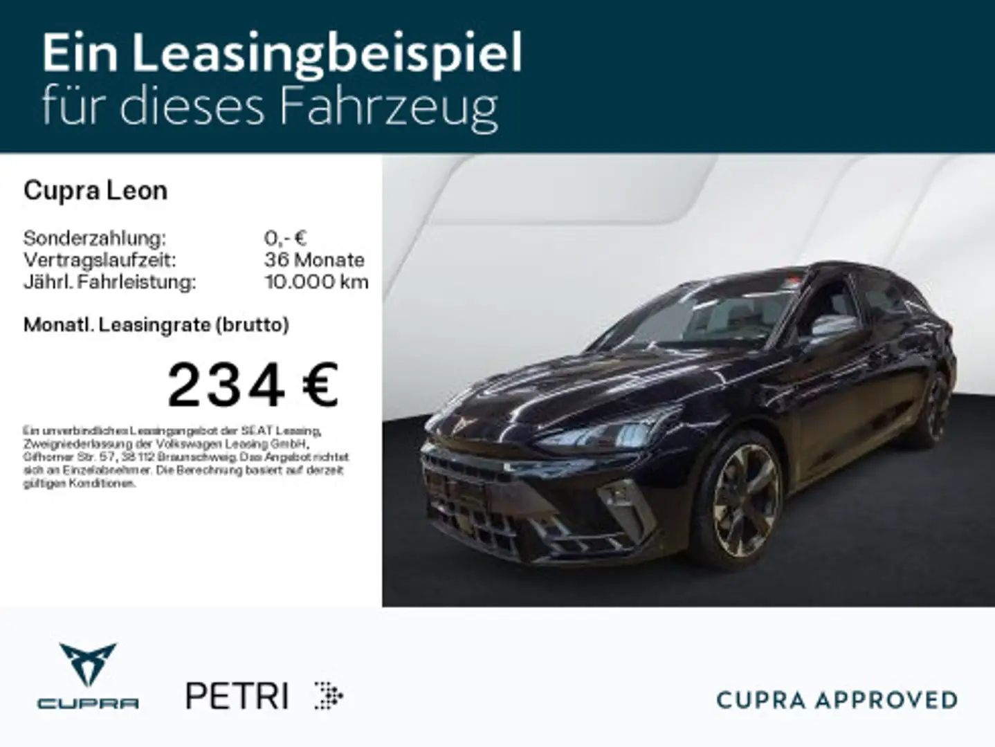 CUPRA Leon SP 1.5 eTSI DSG*2025*NAVI*KAM*SHZ*Assist*18 Noir - 2