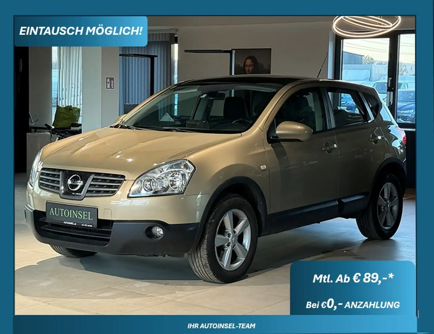 Nissan Qashqai Acenta 4X4 Panorama+AHK+NAVI+KAMERA Beige - 1