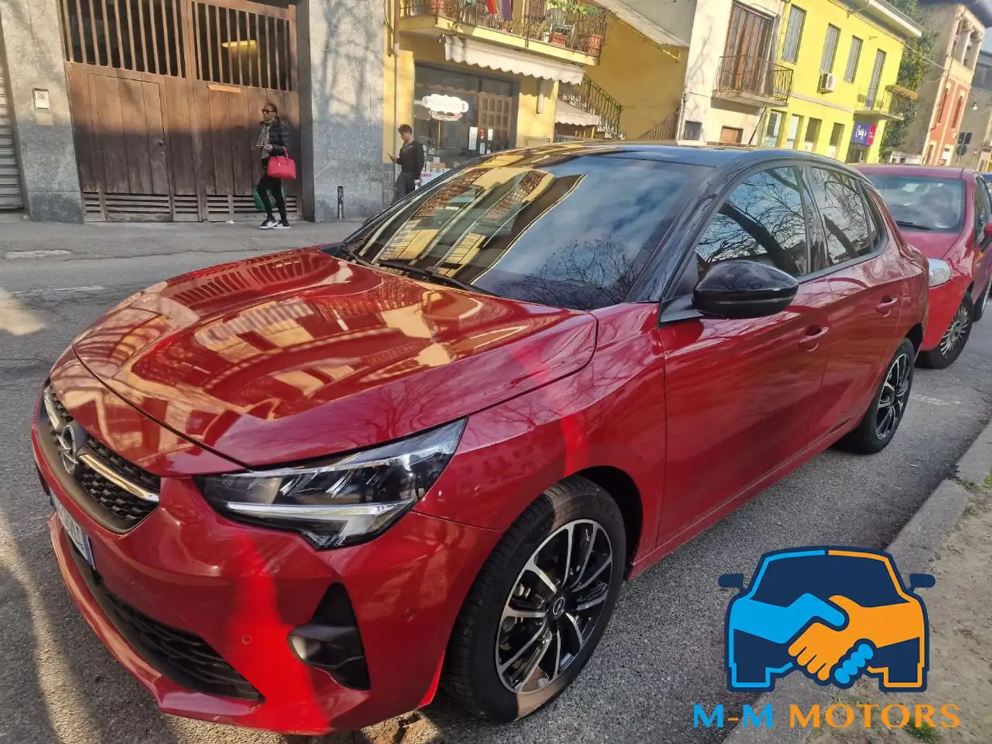 Opel Corsa 1.2 100 CV GS Line NEOPATENTATI Rojo - 1
