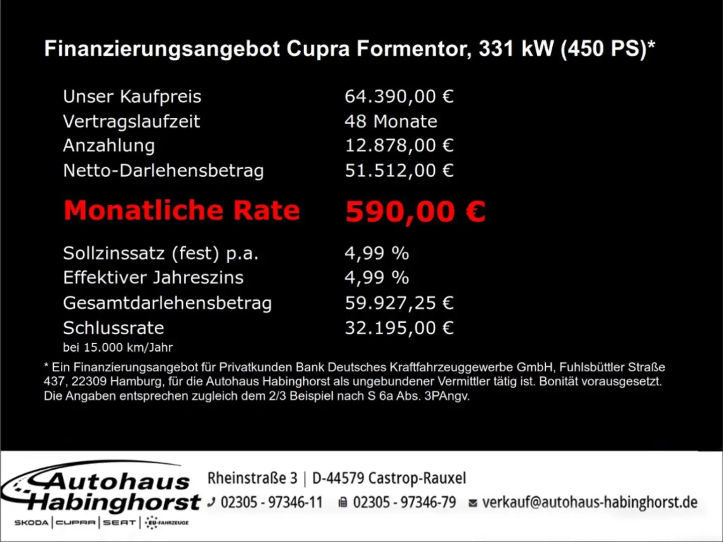 CUPRA Formentor VZ5 2.5 TSI DSG 4Drive BAT ABT Navi Pano DCC Matri Schwarz - 2