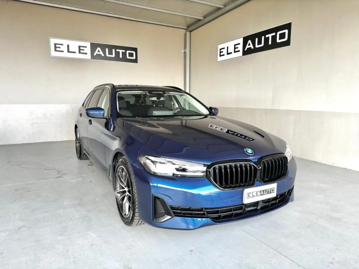 BMW 520 d 48V xDrive Touring M Sport Pelle Gancio Iva Esp Blu/Azzurro - 1