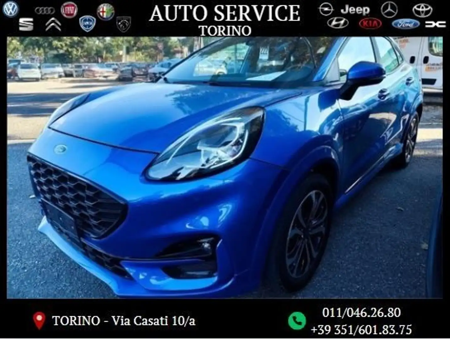Ford Puma Puma 1.0 ecoboost ST-Line X s&s 125cv auto Bleu - 1