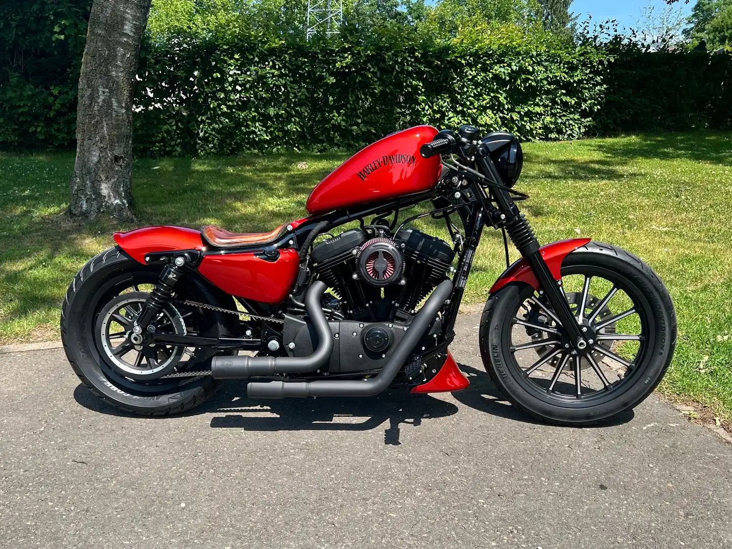 Harley-Davidson Sportster XL 883 Iron Bobber 883xl 2013 1200km Candy Orange Orange - 2