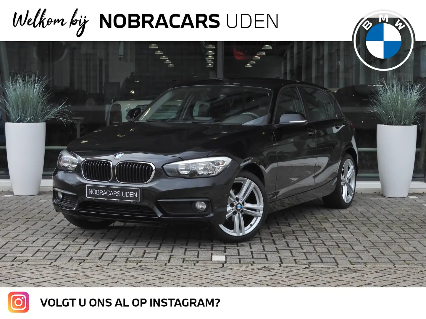 BMW 116 1-serie 116i 5-deurs / Stoelverwarming / Navigatie Noir - 1