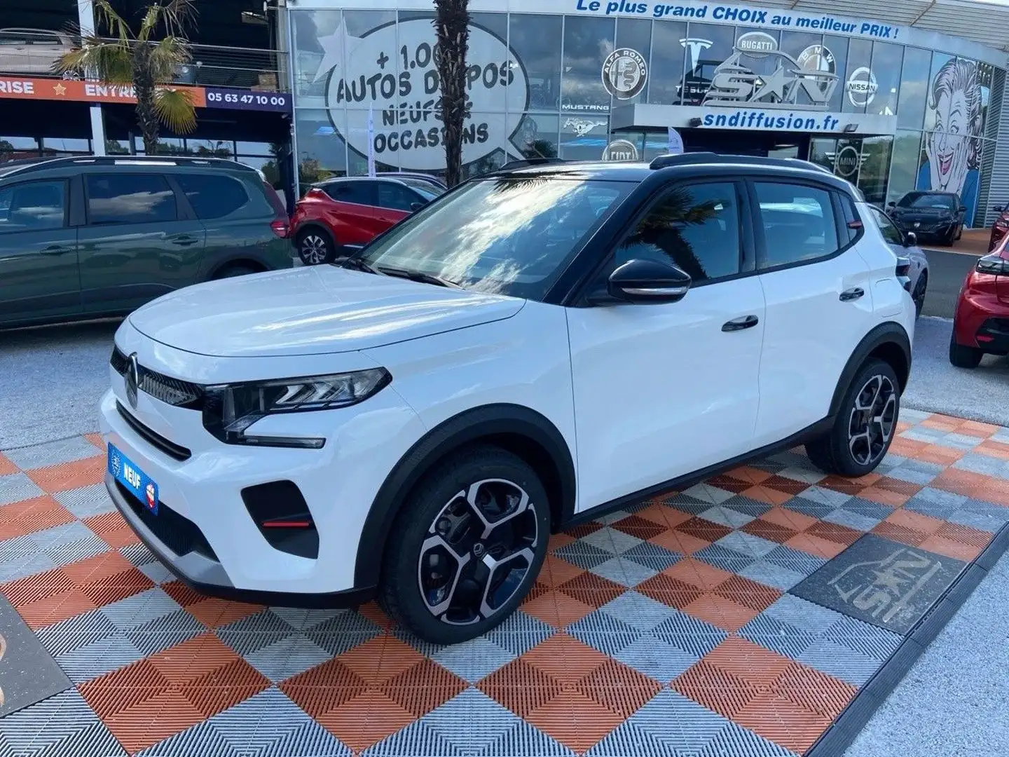 Citroen C3 TURBO 100 BV6 PLUS Blanc - 2