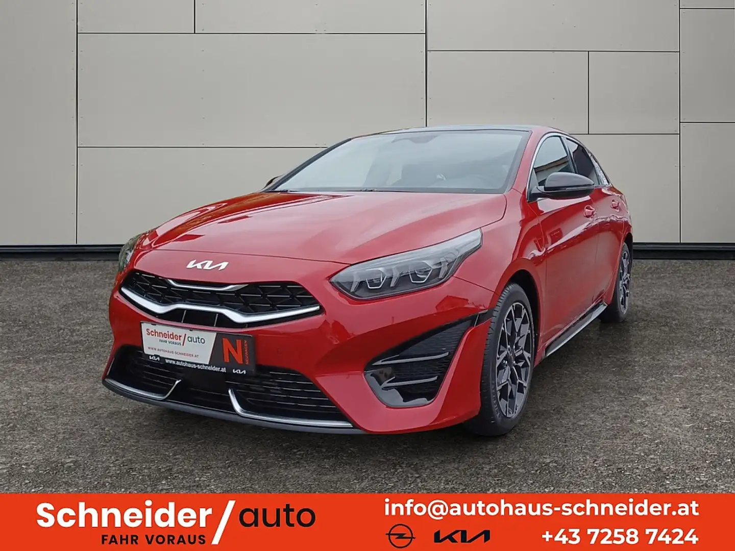 Kia ProCeed / pro_cee'd proceed 1,5 TGDI 48V GPF GT-Line DCT + P1 Schie... Rot - 1