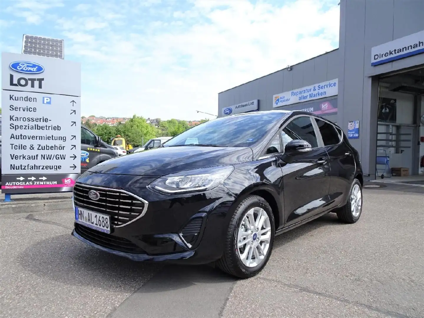 Ford Fiesta Titanium *KLIMA*LED*PDC*WINPAK*TEMPO*SHZ* Noir - 1