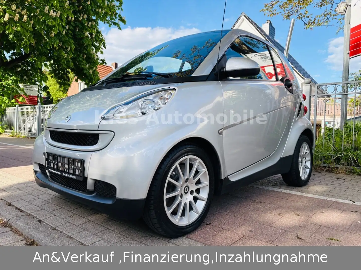 smart forTwo Passion AUTOM/KLIMA/PANO/ALLWETTER/TÜV Plateado - 2