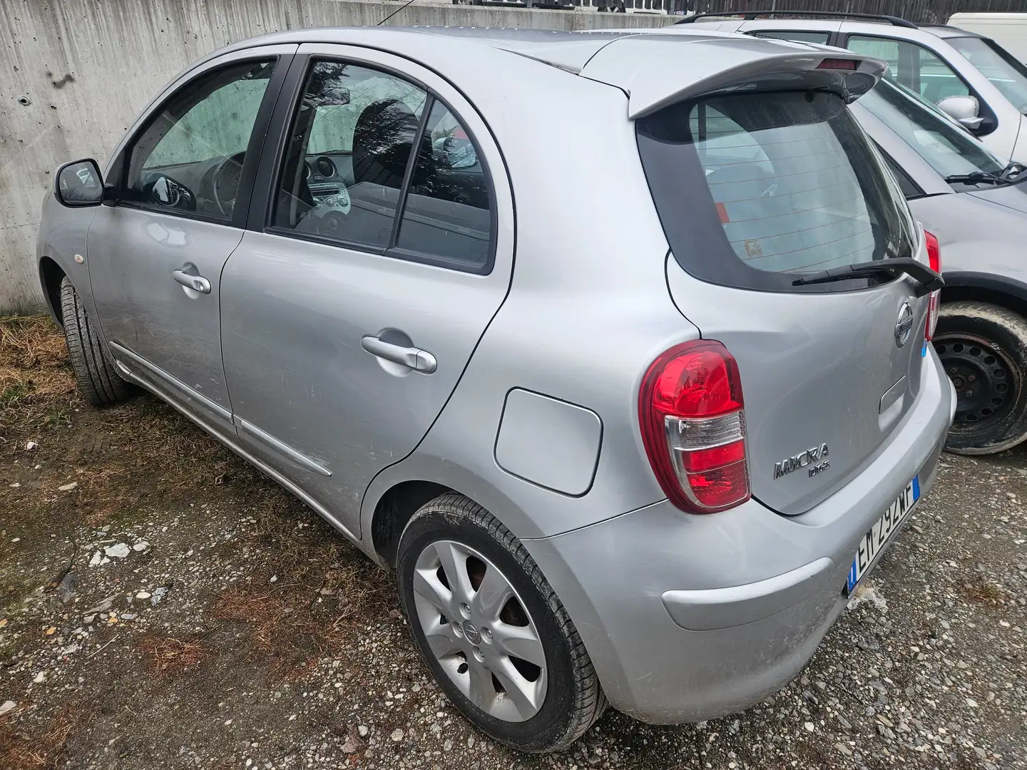 Nissan Micra 1,2BENZIN EURO5B 98PS KLIMA 140000KM PERFEKT!!! Zilver - 2