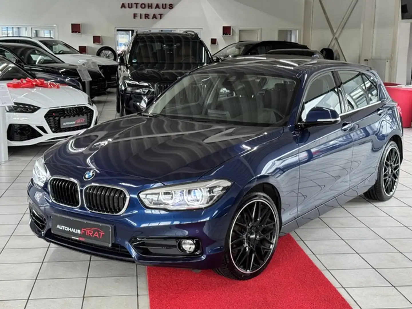 BMW 118 i Sport Line°Navi°LED°Harman Kardon°SD° Azul - 1