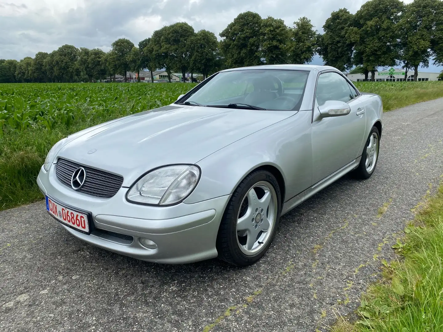 Mercedes-Benz SLK 200 Kompressor NUR 98Tkm AMG Leder Klima Argent - 1