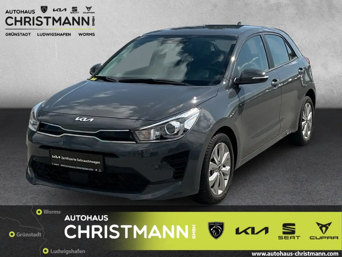 Kia Rio VISION 1.0 T-GDI *NAVIGATIONSSYSTEM* Grau - 1