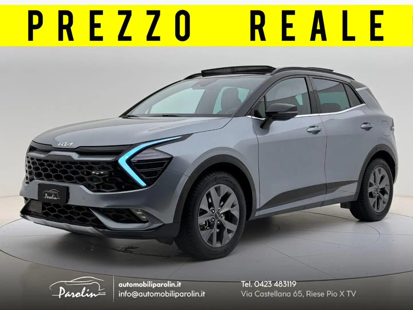 Kia Sportage 1.6 TGDi HEV AWD AT GT-line Plus Premium Pack Grijs - 1