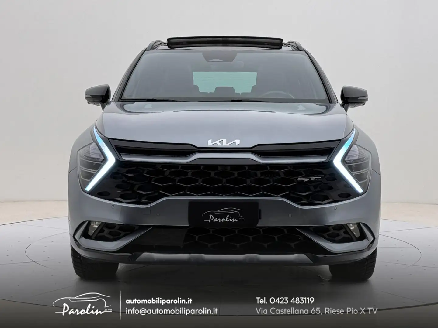 Kia Sportage 1.6 TGDi HEV AWD AT GT-line Plus Premium Pack Grijs - 2