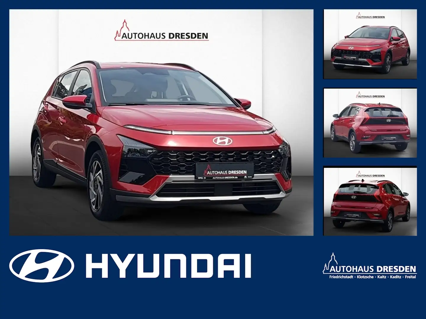 Hyundai BAYON 1.0 T-GDI Trend *LED*BOSE*SHZ*KAM*PDC* Rot - 1